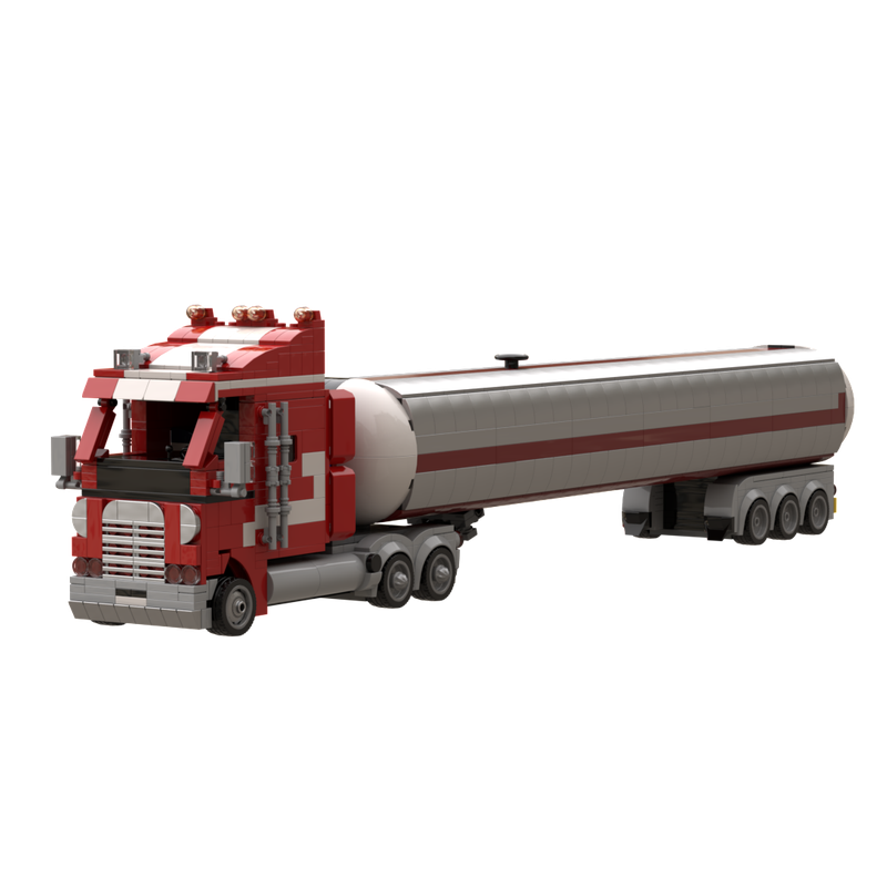 LEGO MOC Freightliner Argosy with Tanker Trailer by JPCreations