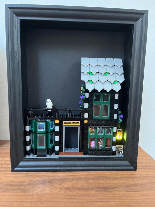 LEGO MOC Diagon Alley in photo frame by bogiboy Rebrickable Build