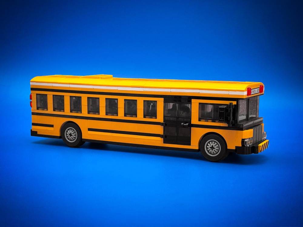 how to build a lego school bus