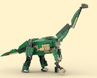 31058 sauropod (Camarasaurus grandis in minifig scale)