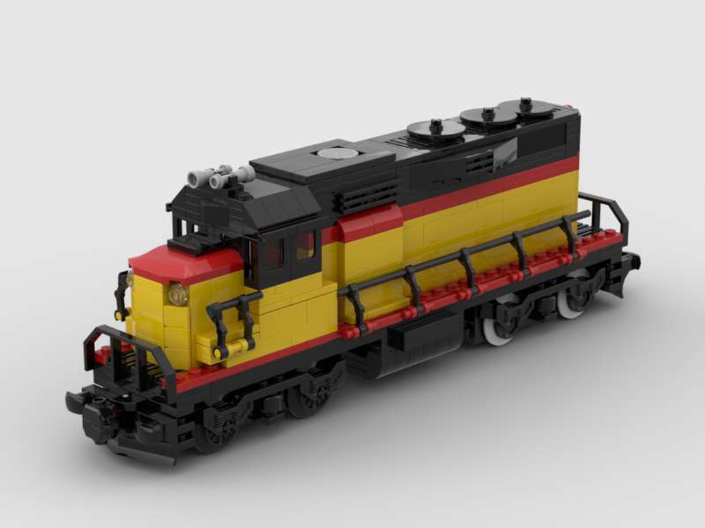 LEGO MOC GP38 Train (Chessie System) by BrickBuilder73 | Rebrickable ...