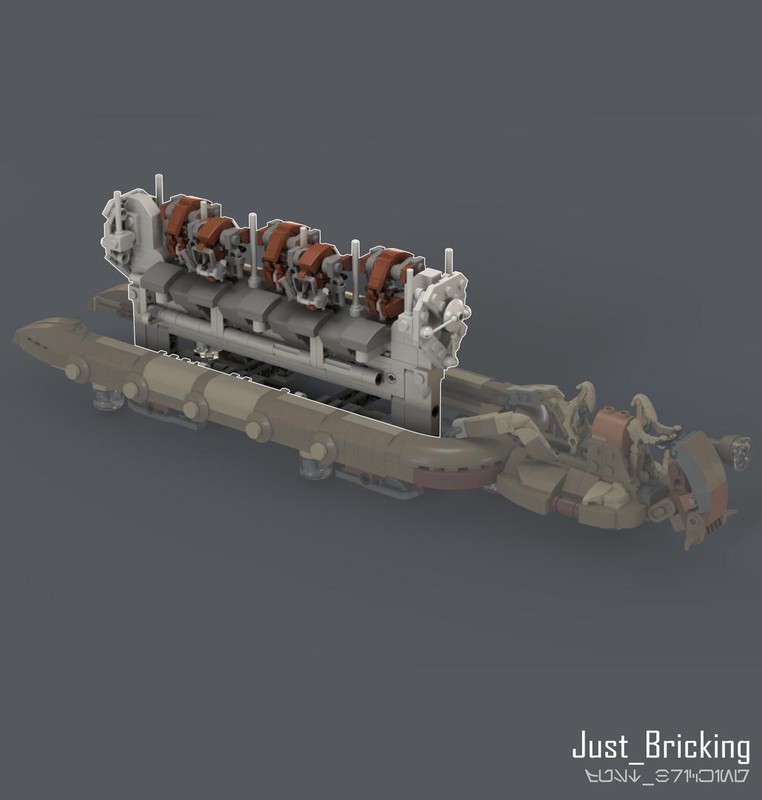 LEGO MOC Platoon Attack Craft - Droideka Rack by just_bricking