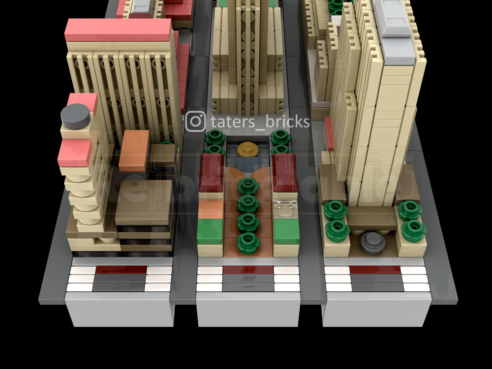 LEGO MOC-138111 Rockefeller Center - NYC by Taters | Rebrickable ...