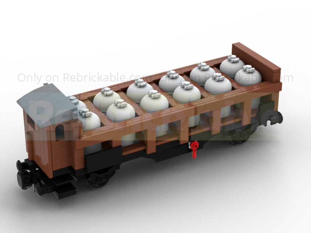 LEGO MOC-138194 8wide acid transport wagon 