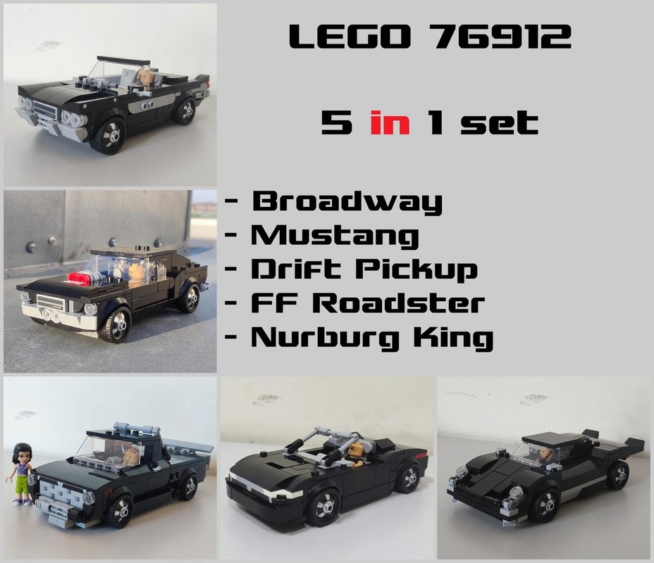 LEGO MOC 76912 5 in 1 set by Kirvet | Rebrickable - Build with LEGO