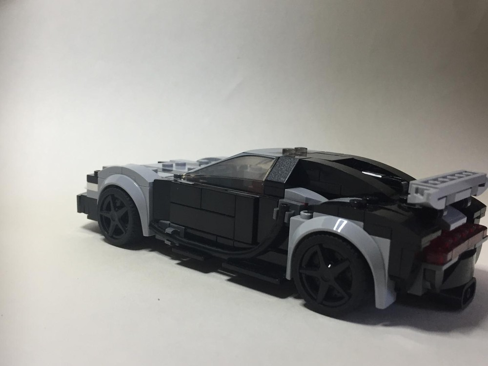 Lego Moc (76909) Bugatti Chiron With Detailed Engine By Hklegocar 