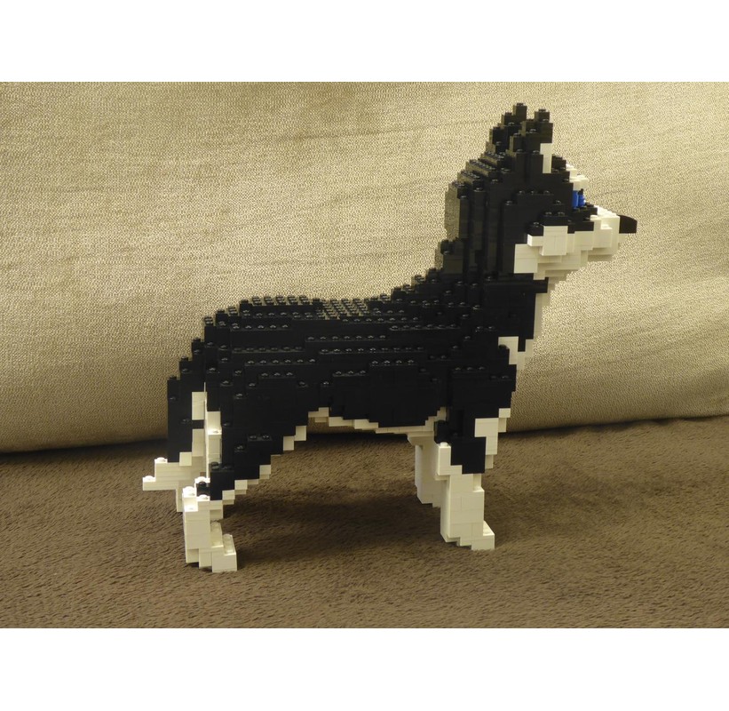 LEGO MOC Collie Dog Sculpture by jamiehall | Rebrickable - Build with LEGO