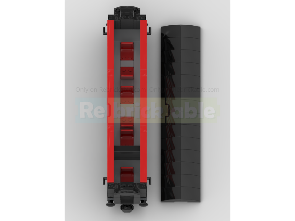 LEGO MOC Rake Of 4 MK3 Carriages In Classic Virgin Trains Livery by ...