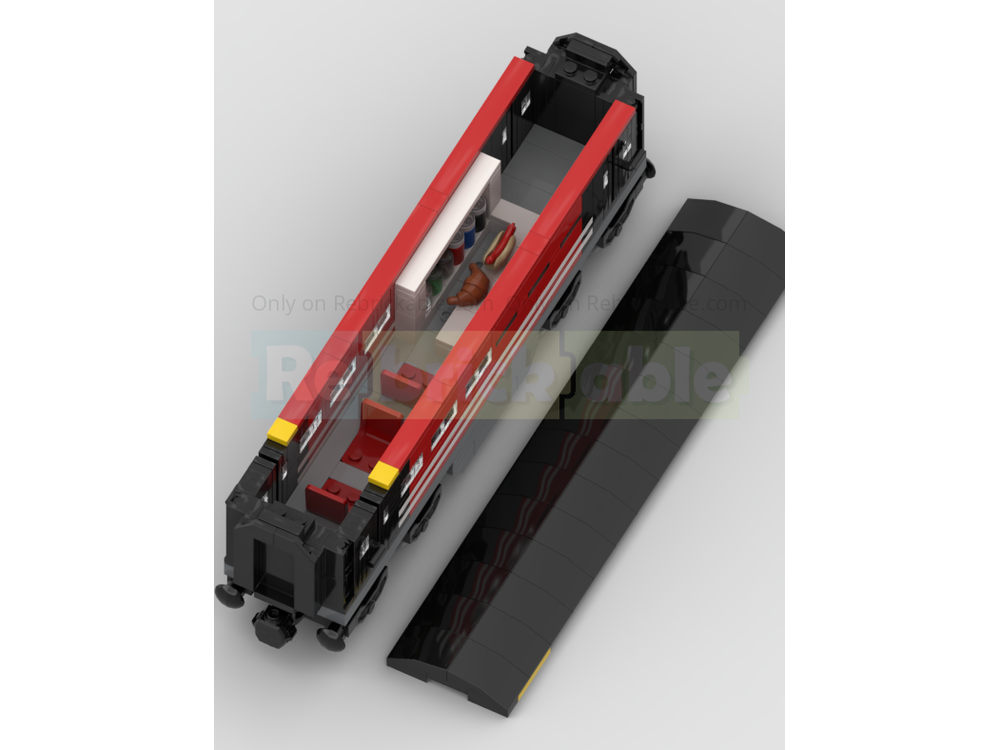 LEGO MOC Rake Of 4 MK3 Carriages In Classic Virgin Trains Livery by ...