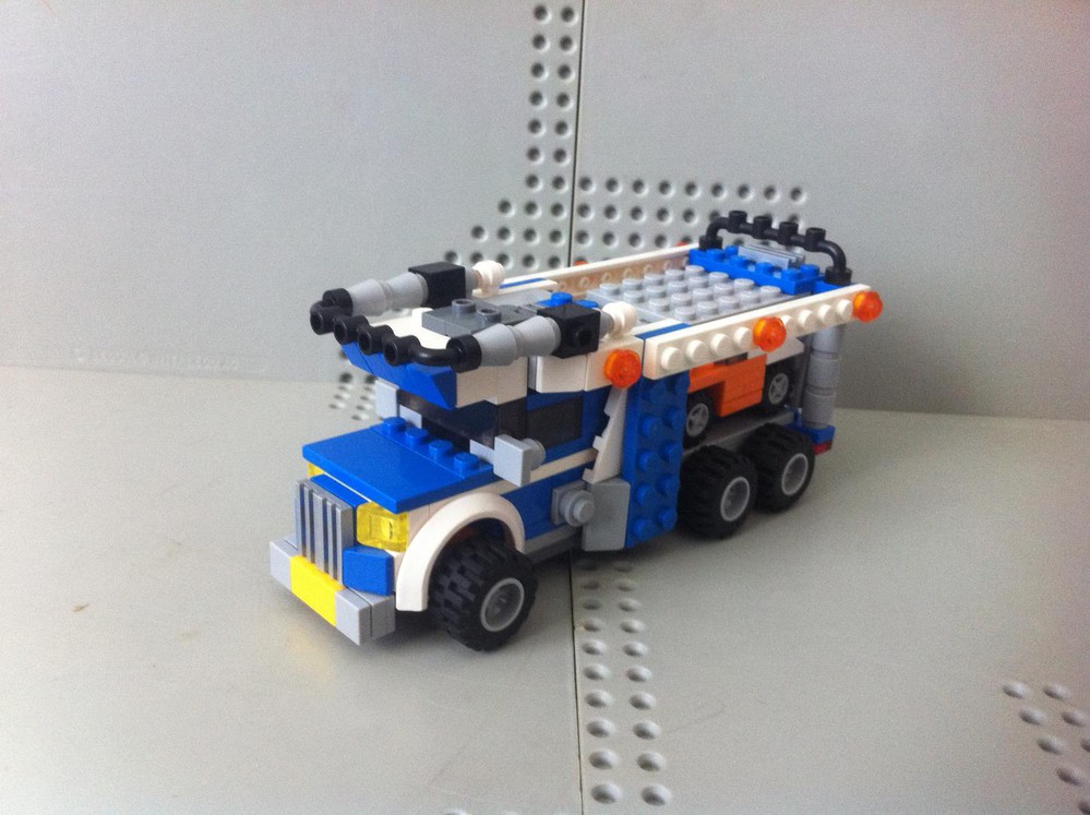 LEGO MOC 5765 Car Transporter by Turbo8702 | Rebrickable - Build with LEGO