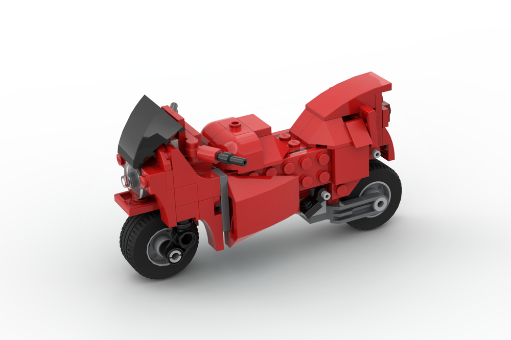 LEGO MOC AKIRA Bike alternate build for LEGO Vespa 40517 by Mechabricks