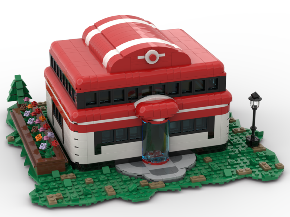 Uafhængighed Transplant Stevenson LEGO MOC Pokemon Center by Jedi Plb | Rebrickable - Build with LEGO
