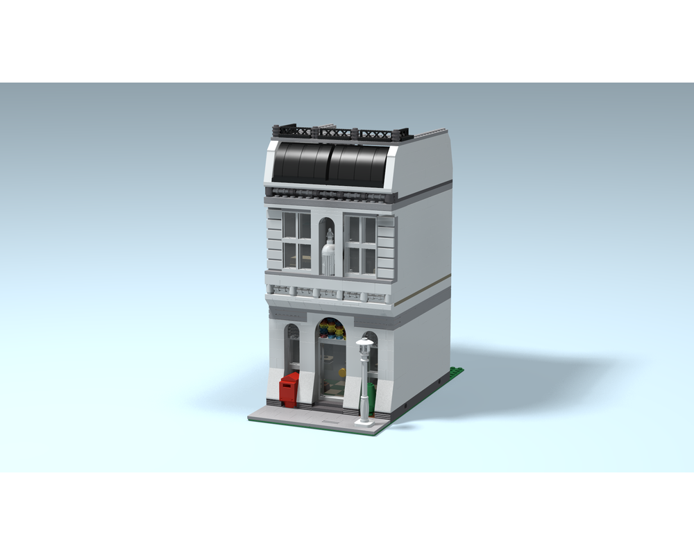 lego modular building post office