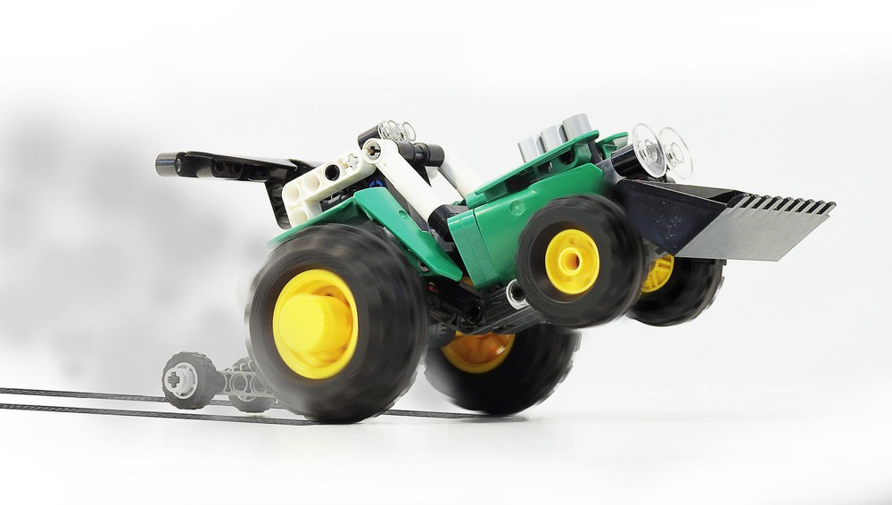 lego technic tractor pulling