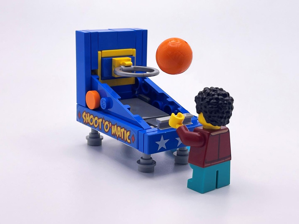 LEGO MOC Basketball Arcade Game by IBrickedItUp