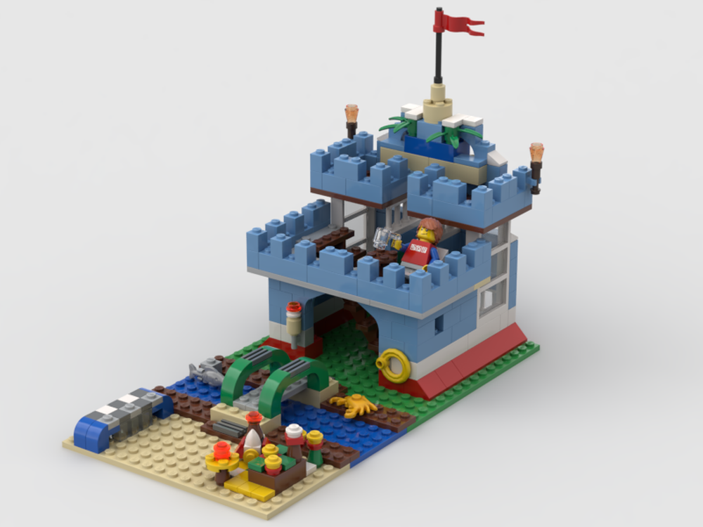 LEGO 7346 River Castle by CathyVT | Rebrickable - Build with LEGO