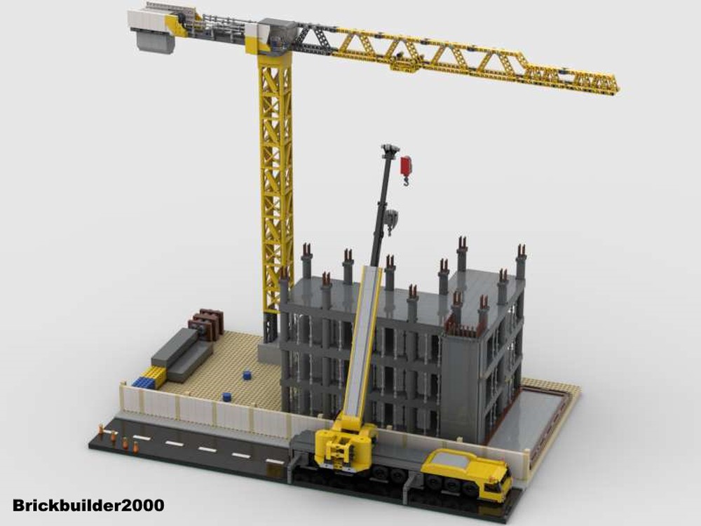 LEGO Construction site by BrickBuilder2000 | Rebrickable - Build with LEGO
