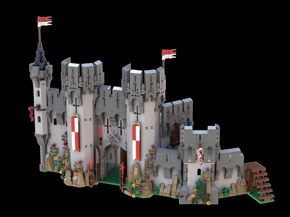 LEGO MOC Falcons Barbican Gatehouse by legolot | Rebrickable - Build ...