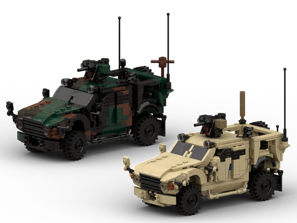 LEGO MOC M1277A1 M-ATV with CROWS by Legosim | Rebrickable - Build
