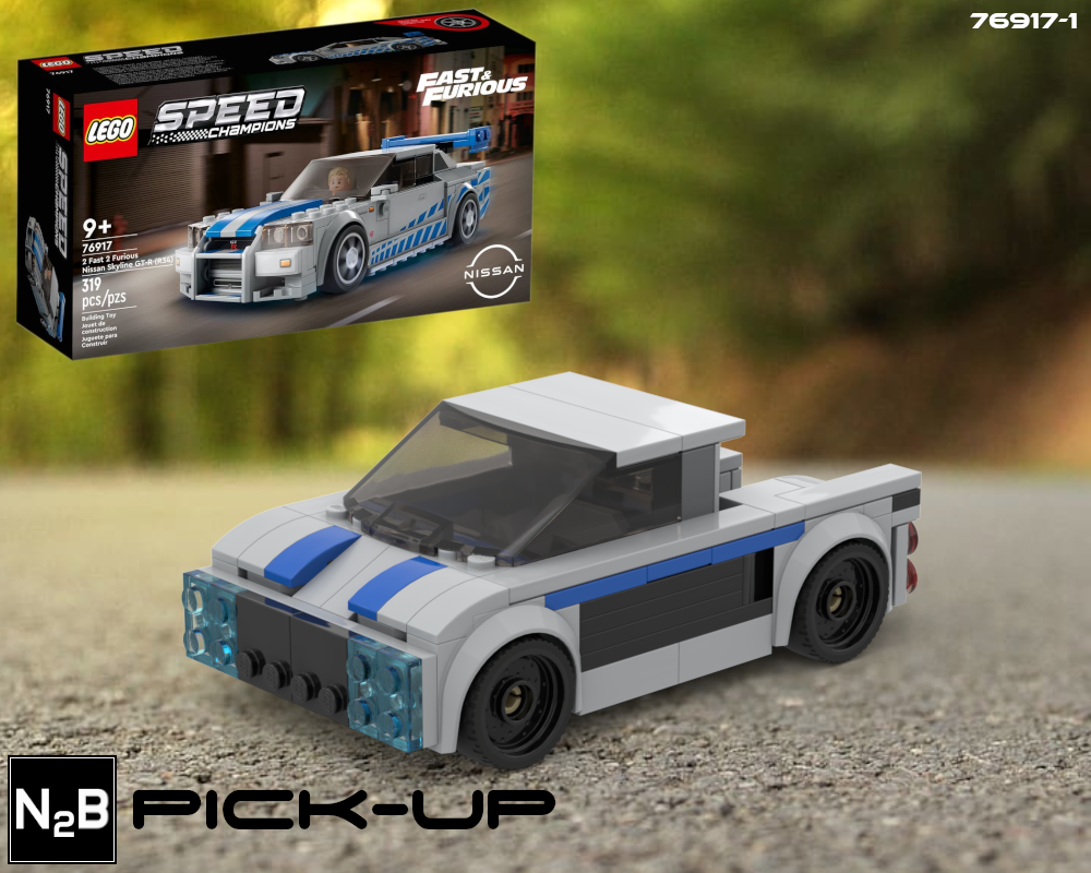 LEGO Set 76917-1 2 Fast 2 Furious Nissan Skyline GT-R (R34) (2023 Speed  Champions)