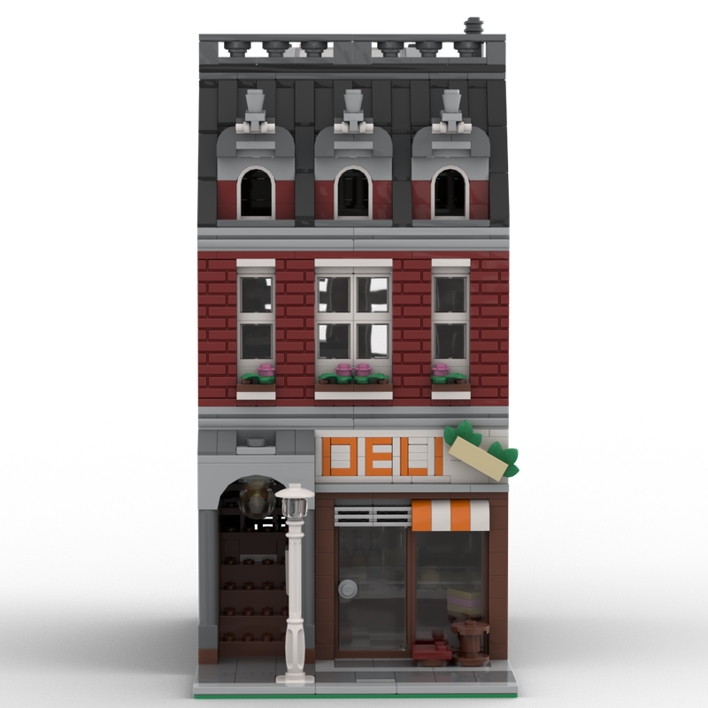 LEGO MOC MILS Street (32x32) Straight with two parking places by  Hannas.Beverly.Bricks