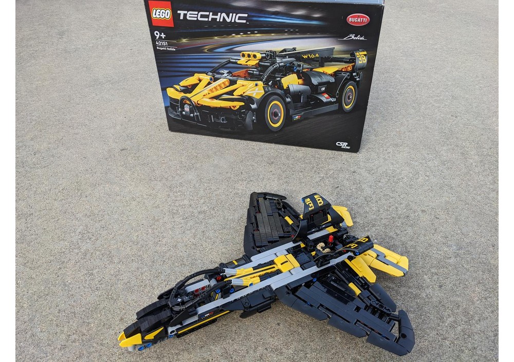 LEGO MOC F-22 Raptor (42151 Bugatti Bolide) by jpgon | Rebrickable ...