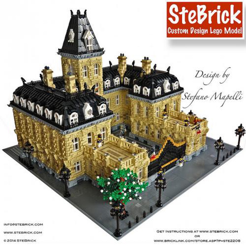 MOC Modular French Palace by STEBRICK | Rebrickable - Build with LEGO