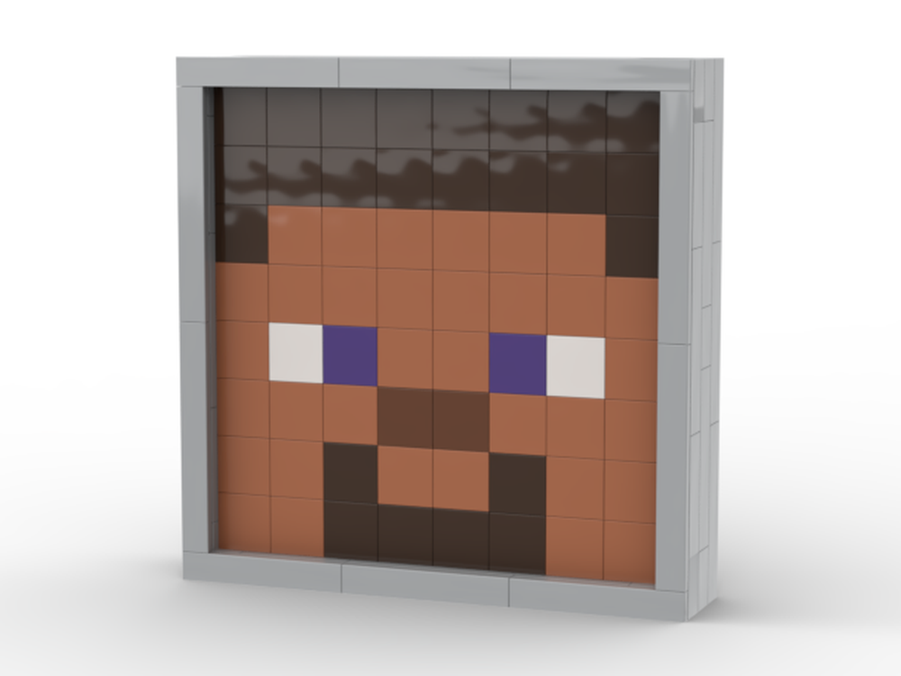 lego minecraft steve face