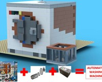 Washing machine (motorized) from 10264 set (1x)