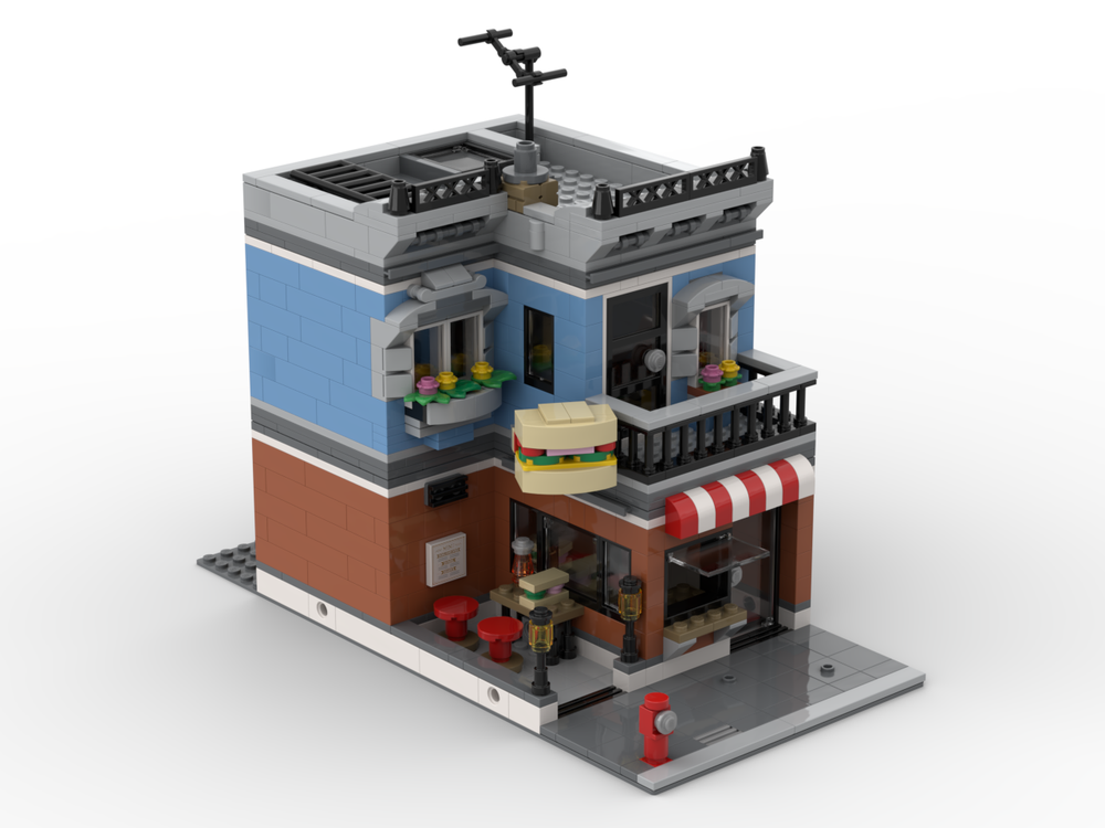 LEGO MOC 31050 Modular Deli by TheLuckyOne | Rebrickable - Build with LEGO