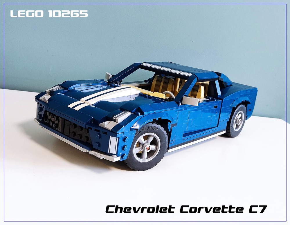 LEGO MOC 10265 Chevrolet Corvette C7 by Kirvet Rebrickable Build