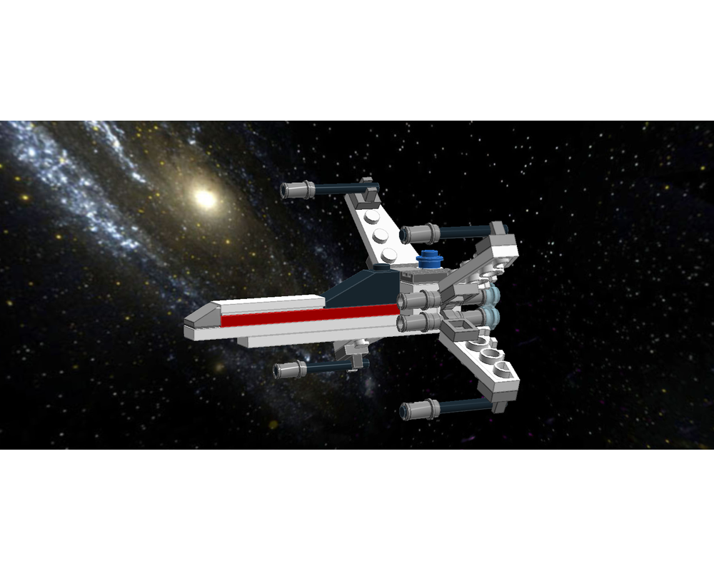 lego x wing minifigure scale