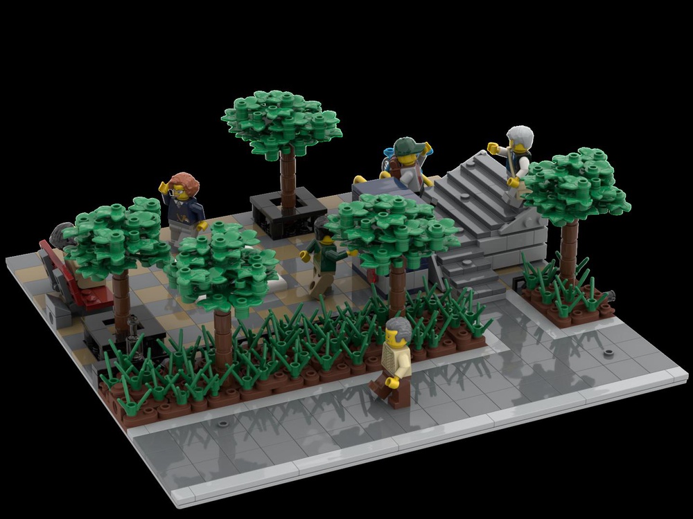 Rengør soveværelset Uforudsete omstændigheder storhedsvanvid LEGO MOC Park by JDL_BrickFilms | Rebrickable - Build with LEGO