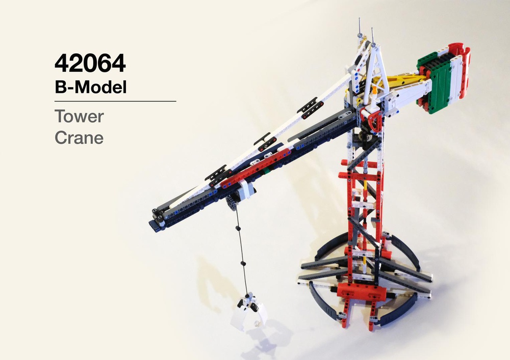 LEGO MOC 42064 - Tower Crane by Casual.lego.enjoyer