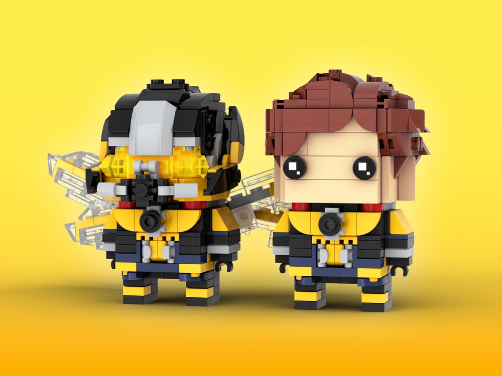 Lego Moc Wasp Brickheadz Lego Moc - Ant-Man And The Wasp: Quantumania By  Eugenio Iacono | Rebrickable - Build With Lego