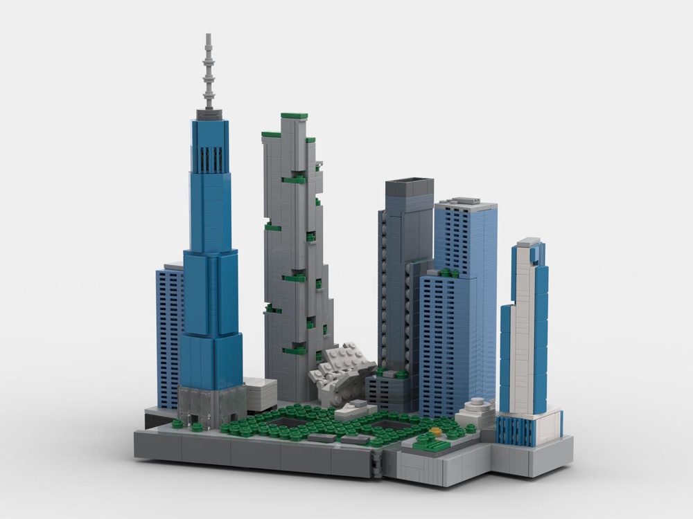 LEGO MOC World Trade Center (Complete Version) by Taters | Build LEGO