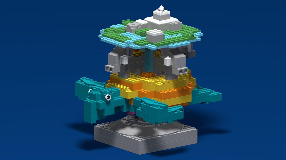 LEGO MOC-140103 11022 World Turtle by mattking4 | Rebrickable - Build ...