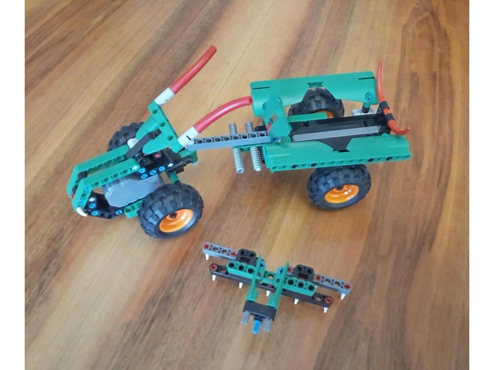 LEGO MOC-140182 42149 Single-Axle Tractor with Trailer and