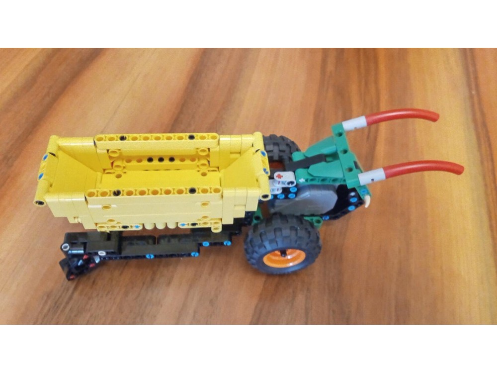 LEGO MOC-140182 42149 Single-Axle Tractor with Trailer and