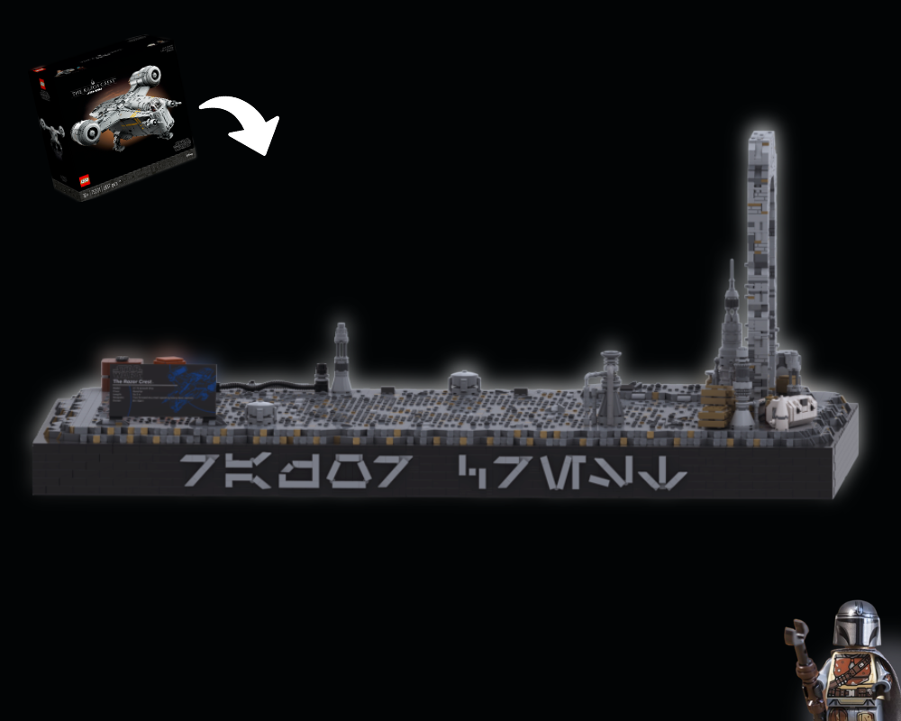 LEGO MOC-140228 Nevarro Landscape - UCS Razor Crest Display by ...