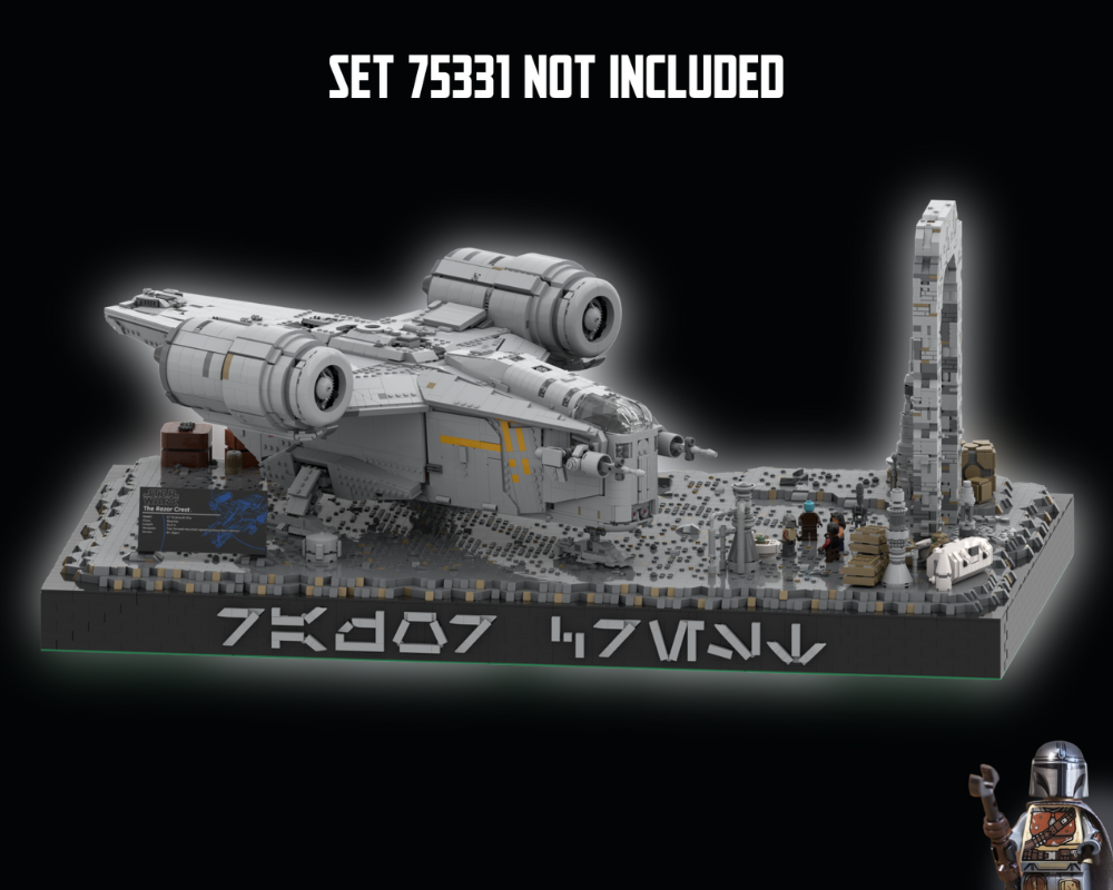 LEGO MOC-140228 Nevarro Landscape - UCS Razor Crest Display by ...