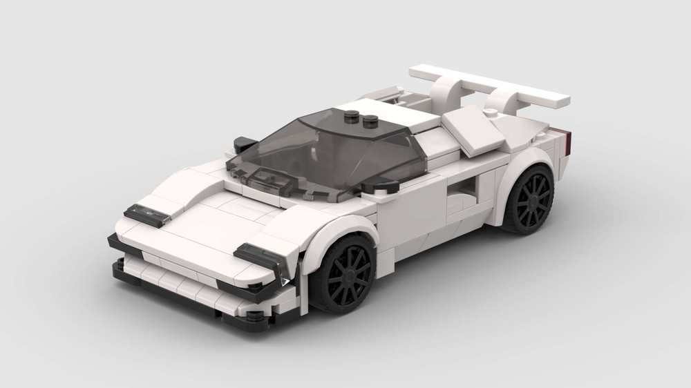 LEGO MOC Lamborghini Countach LP5000 QV by Gpsom | Rebrickable - Build ...