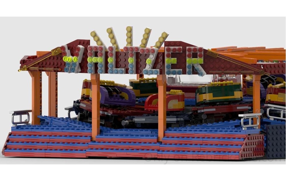 LEGO MOC-140394 Fairground Waltzer by Gdale | Rebrickable - Build with LEGO