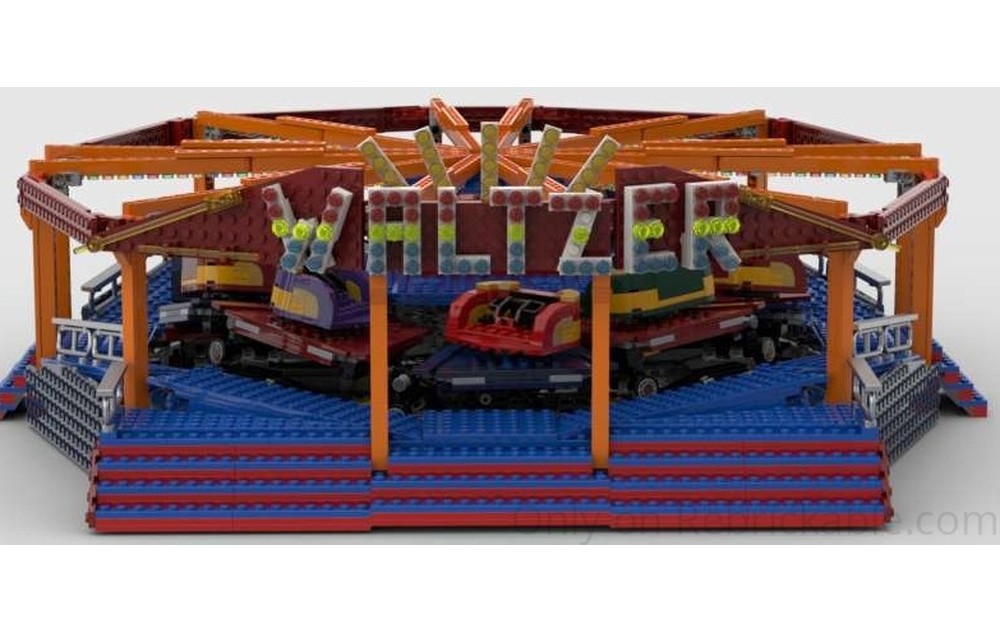 LEGO MOC-140394 Fairground Waltzer by Gdale | Rebrickable - Build with LEGO