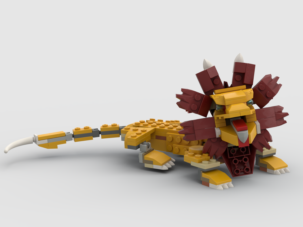LEGO MOC-140407 31112 : Frilled Lizard by Lifepath | Rebrickable ...