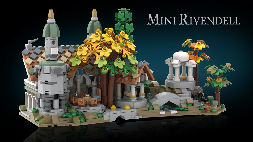 LEGO MOC Mini 10316 Rivendell by christromans