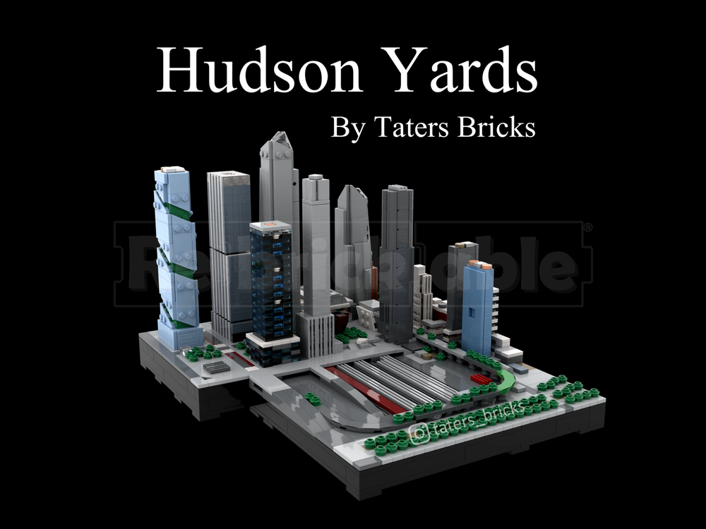 LEGO MOC Hudson Yards NYC By Taters Rebrickable Build With LEGO