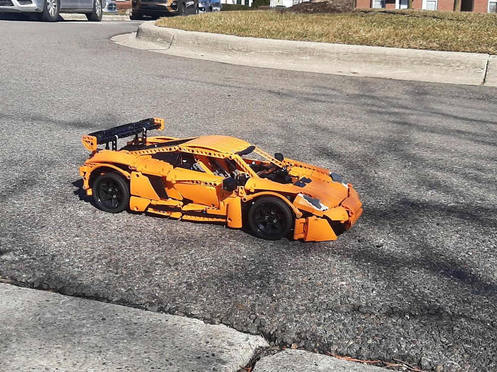 レゴテクニック 互換 マクラーレン 1/10 MP4-12C送料無料 国内発送 箱なし ラジコンカー アプリ使用可能 LEPIN LEGO純正ではありません 国内発送 欠品保証 レゴ 互換 ブロック テクニック