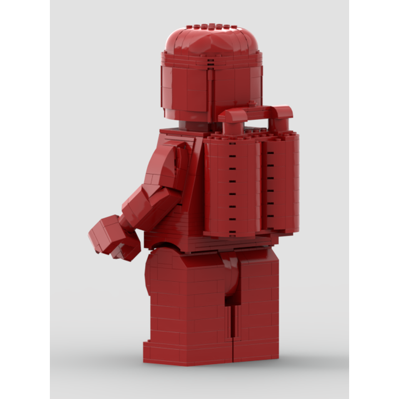 LEGO MOC Big Classic Spaceman Red Brick Build by dirk81 | Rebrickable ...