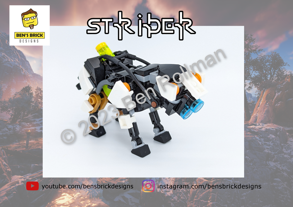 LEGO MOC HZD Strider by bensbrickdesigns | Rebrickable - Build with LEGO